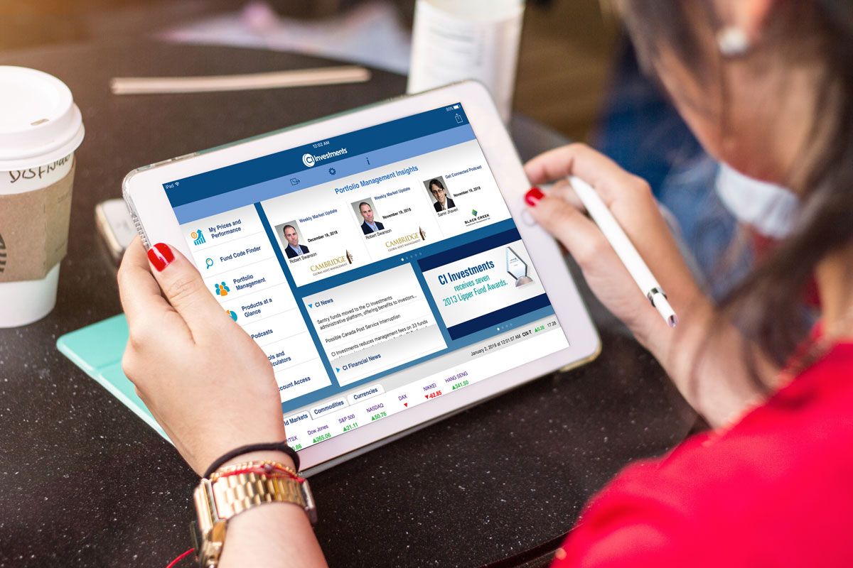 CI Investments iPad app